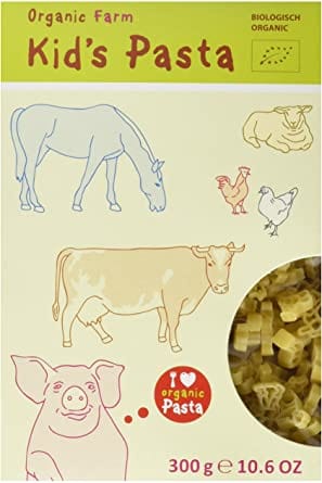 ALB-GOLD Épicerie Pâtes bio en forme d'animaux de la ferme 300g