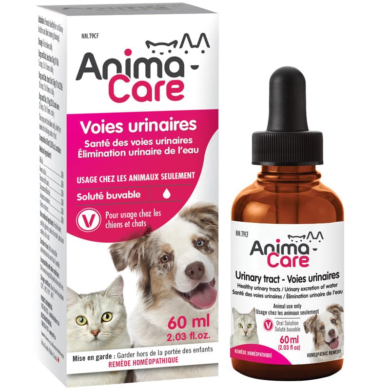 ANIMACARE Suppléments Voies urinaires (élimination urinaire de l'eau) 60ml
DATE DE PÉREMPTION : 31 JUILLET 2025