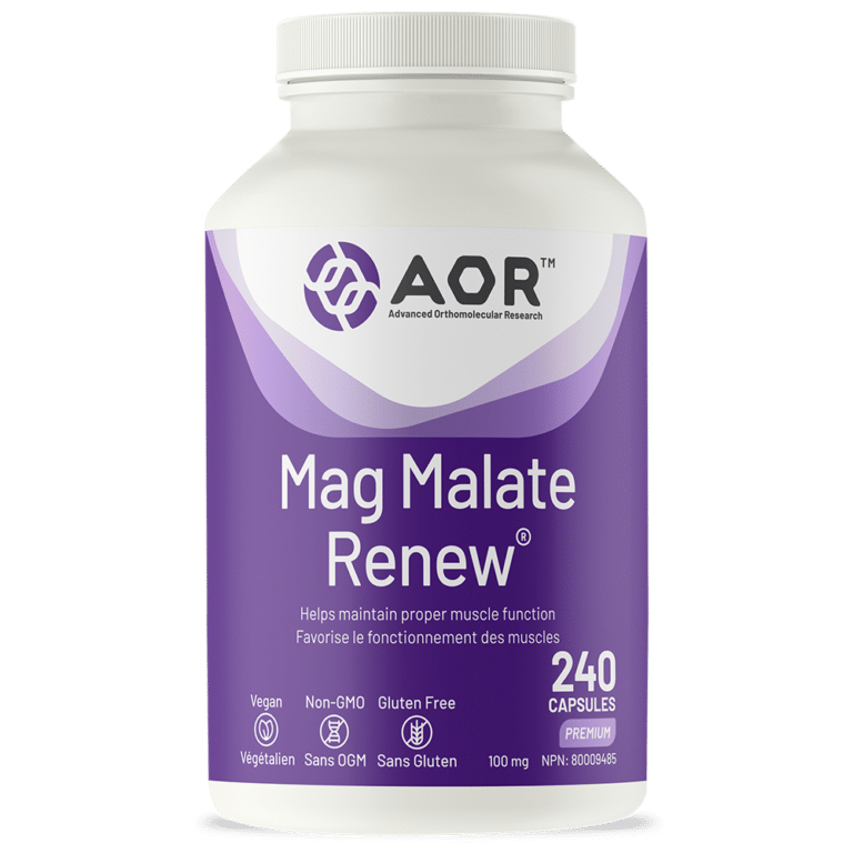 AOR Suppléments Mag malate renew 240caps