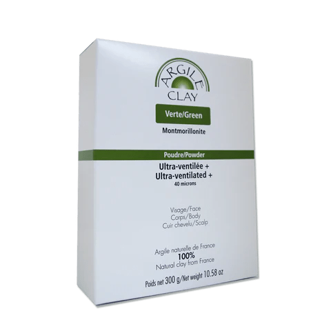 ARGILE CLAY Suppléments Argile verte montmorillonite ultra-ventillée 300g