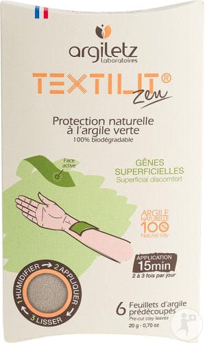 ARGILETZ Suppléments Feuillets d'argile prédécoupés  6un