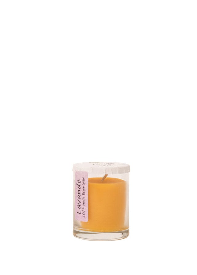 AROMA CANDLE Épicerie Bougie cire abeille avec lavande 1un