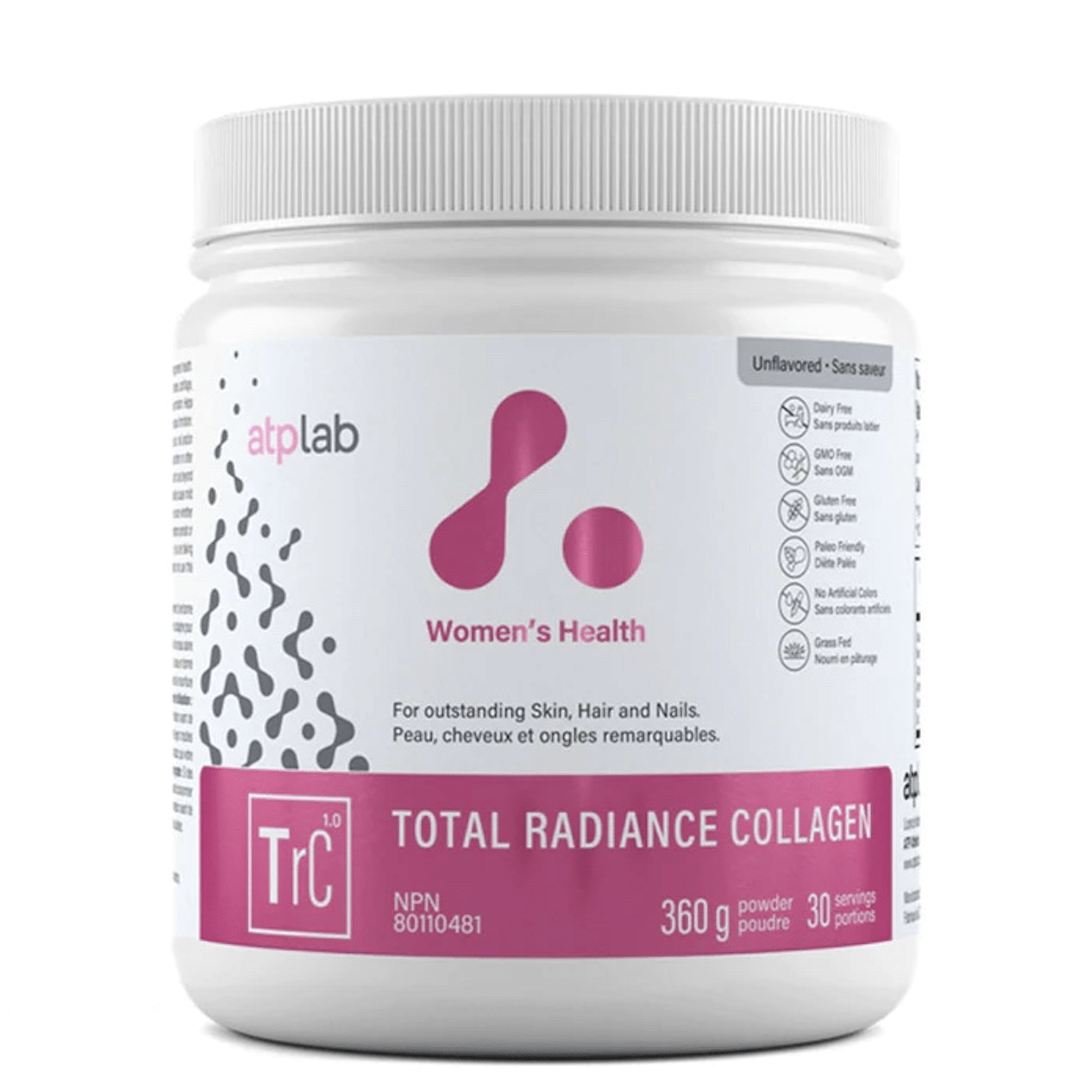 ATP (ATHLETIC THERAPEUTIC PHARMA) Suppléments Total radiance collagen (sans saveur) 360g