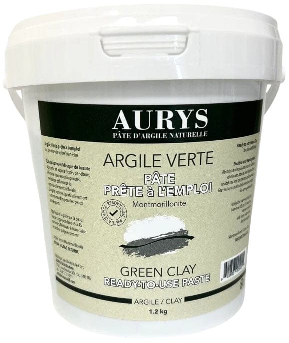 AURYS Suppléments Pâte d'argile verte prête à l'emploi 1,2kg