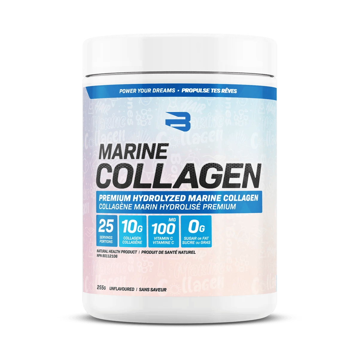 BELIEVE SUPPLEMENTS Suppléments Collagène marin (sans-saveur) 255g