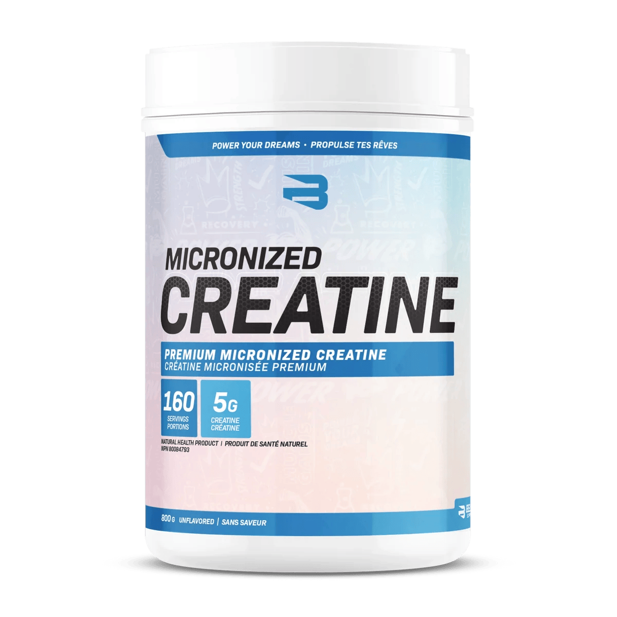 BELIEVE SUPPLEMENTS Suppléments Créatine micronisée premium 800g