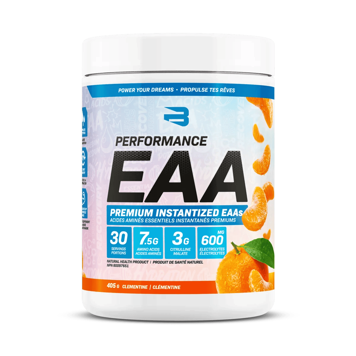 BELIEVE SUPPLEMENTS Suppléments Performance EAA (clémentine) 405g