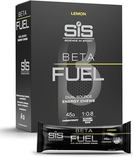 BETA FUEL Suppléments Barres énergétiques (citron) 20x60g
DATE DE PÉREMPTION : 30 SEPTEMBRE 2026