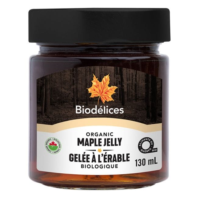 BIODÉLICES Épicerie Gelée à l'érable bio 130ml