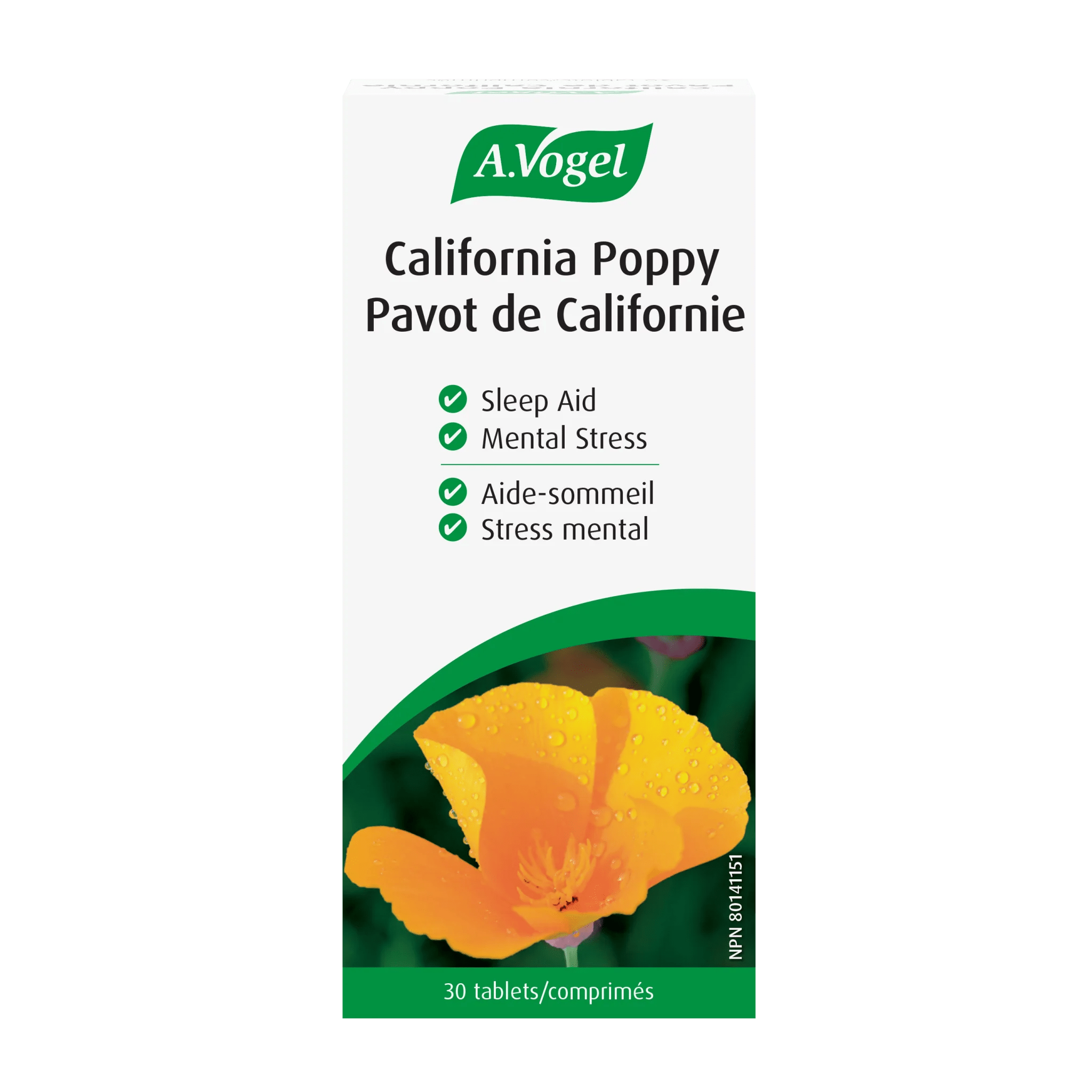 BIOFORCE (A. VOGEL) Suppléments Pavot de Californie 30comp