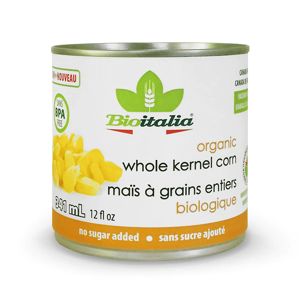 BIOITALIA Épicerie Maïs en grains entiers bio 341ml