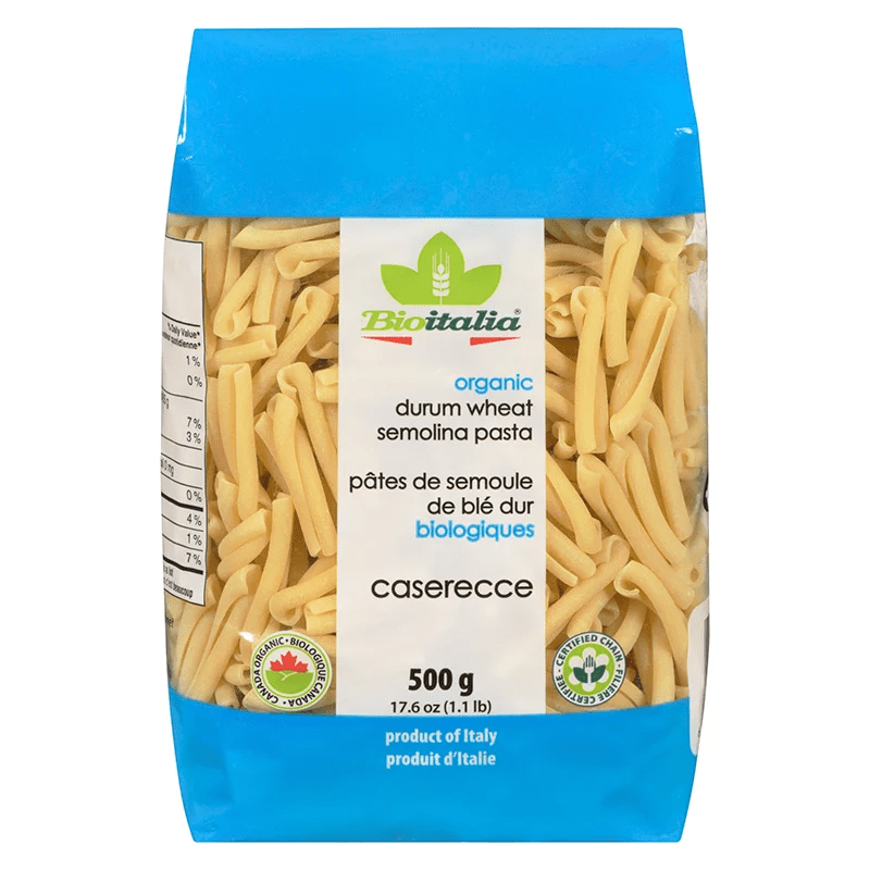 BIOITALIA Épicerie Pâtes de caserecce à la semoule de blé dur bio 500g