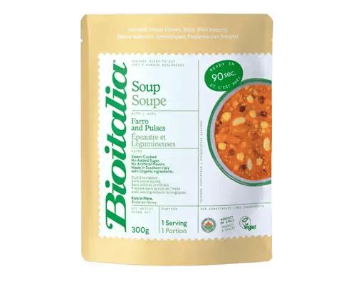 BIOITALIA Épicerie Prêt-à-manger soupe épeautre et légumineuses bio 300g