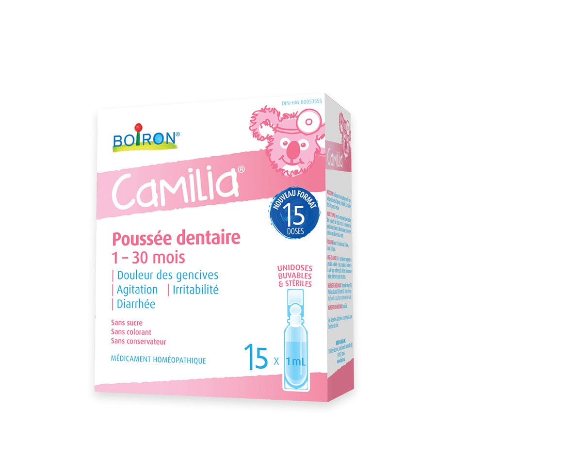 BOIRON LABORATOIRE Suppléments Camilia (poussée dentaire) 15x1ml