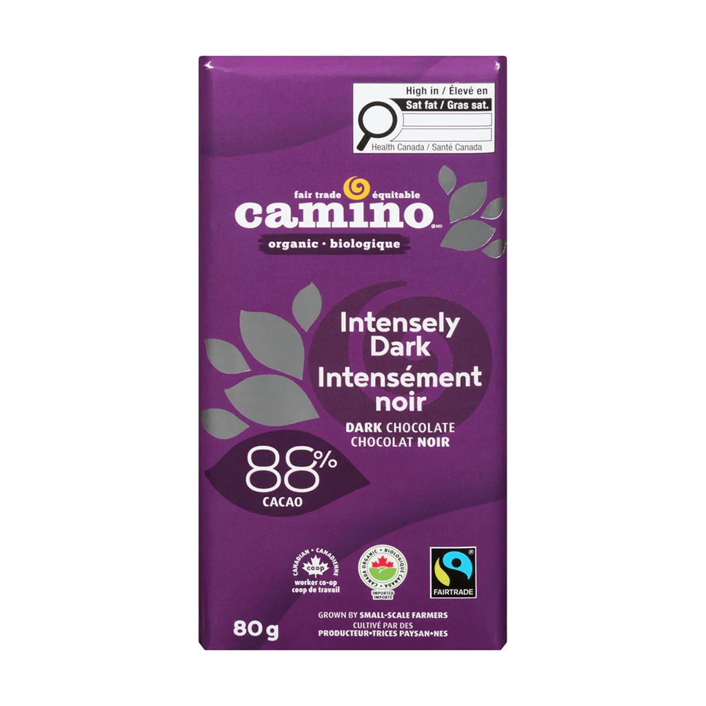 CAMINO Épicerie Chocolat intensément noir 88% bio 80g