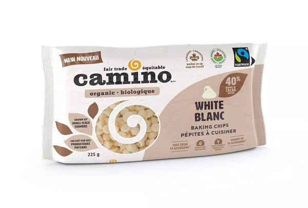 CAMINO Épicerie Pépites de chocolat blanc bio 225g
DATE DE PÉREMPTION : 31 AOÛT 2025