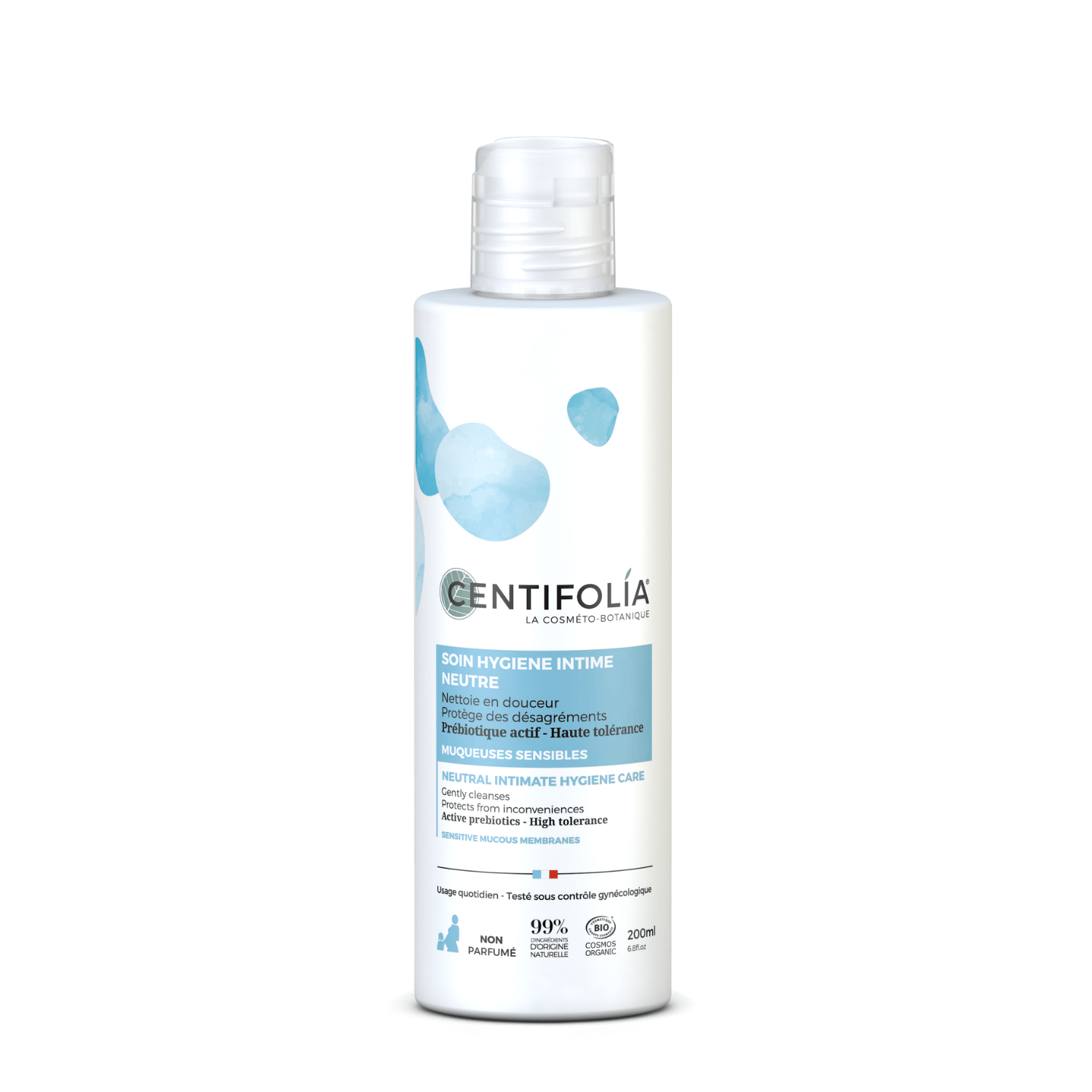 CENTIFOLIA Soins & beauté Soin hygiène intime neutre non-parfumé (muqueuses sensibles) 200ml