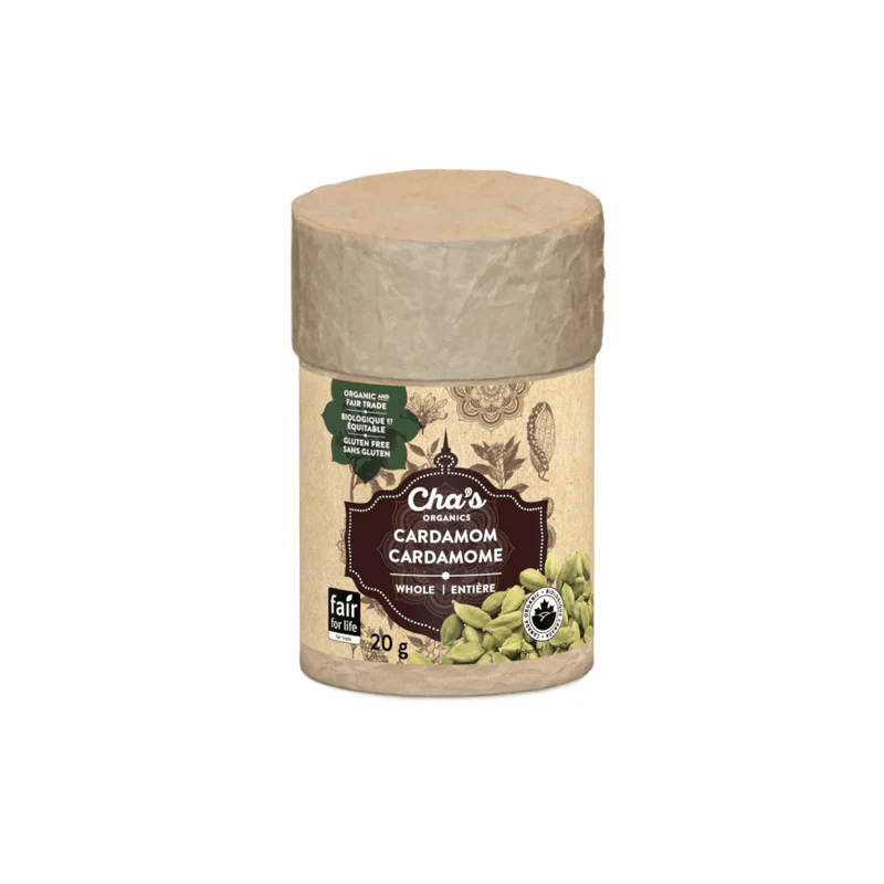 CHA'S ORGANIC Épicerie Cardamome entière bio 20g