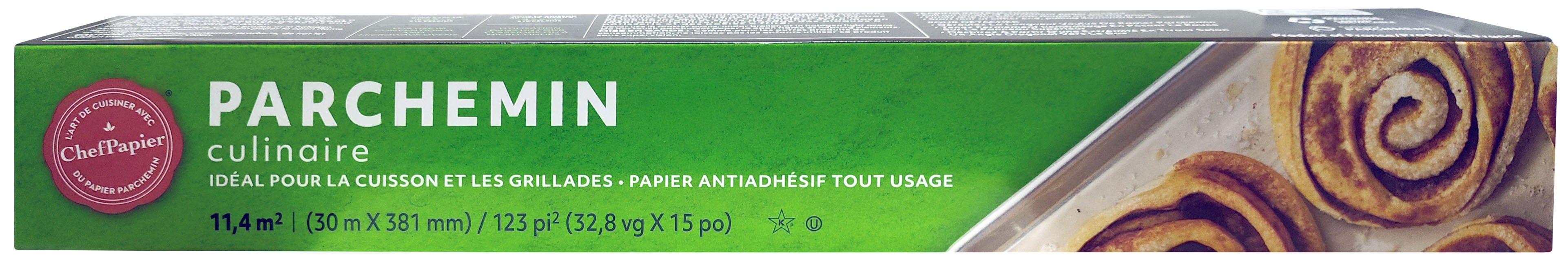 CHEFPAPIER Épicerie Papier parchemin culinaire (30mX381mm)