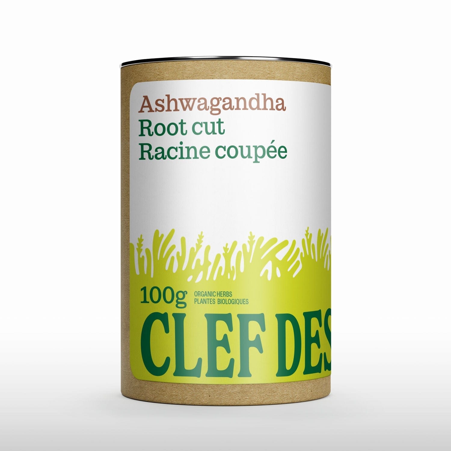 CLEF DES CHAMPS Suppléments Ashwagandha (racine coupée) 100g