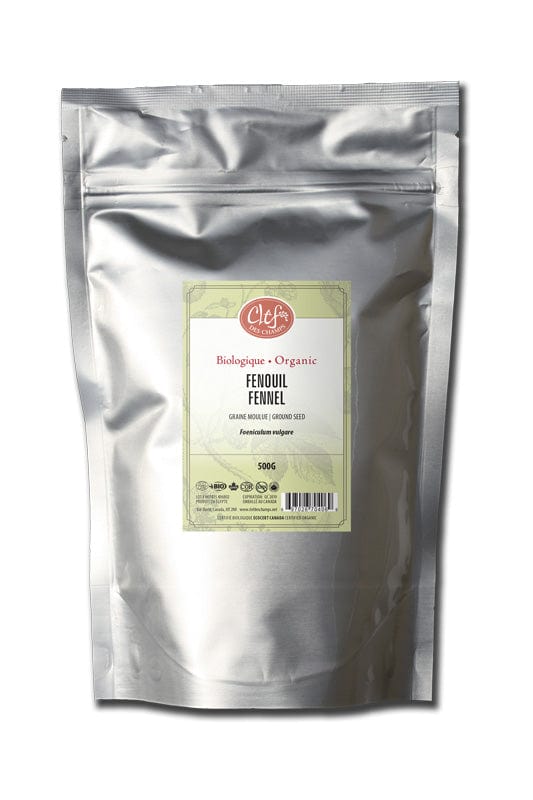 CLEF DES CHAMPS Suppléments Fenouil (poudre) 500g
DATE DE PÉREMPTION : 31 JUILLET 2025