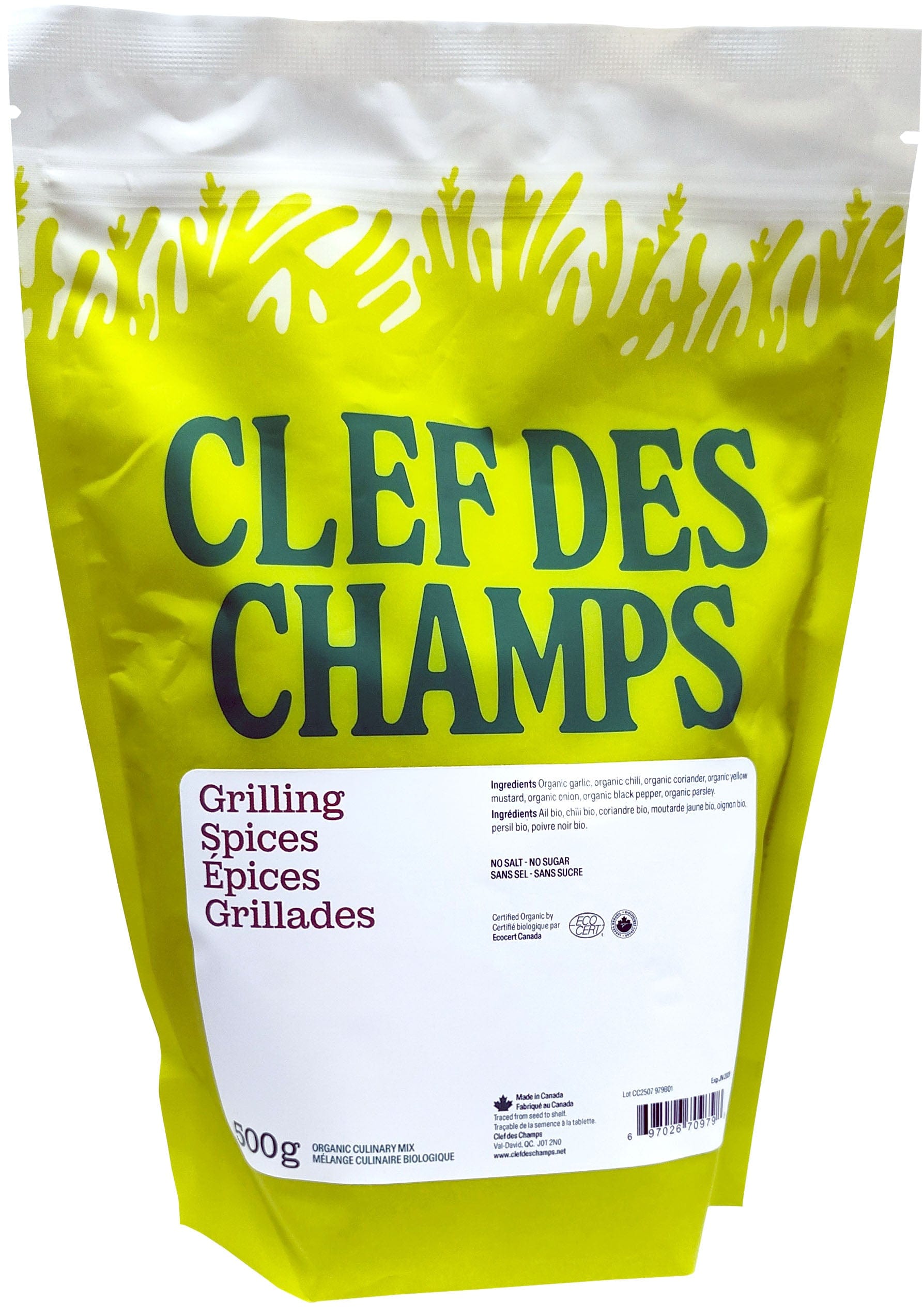 CLEF DES CHAMPS Suppléments Grillades 500g