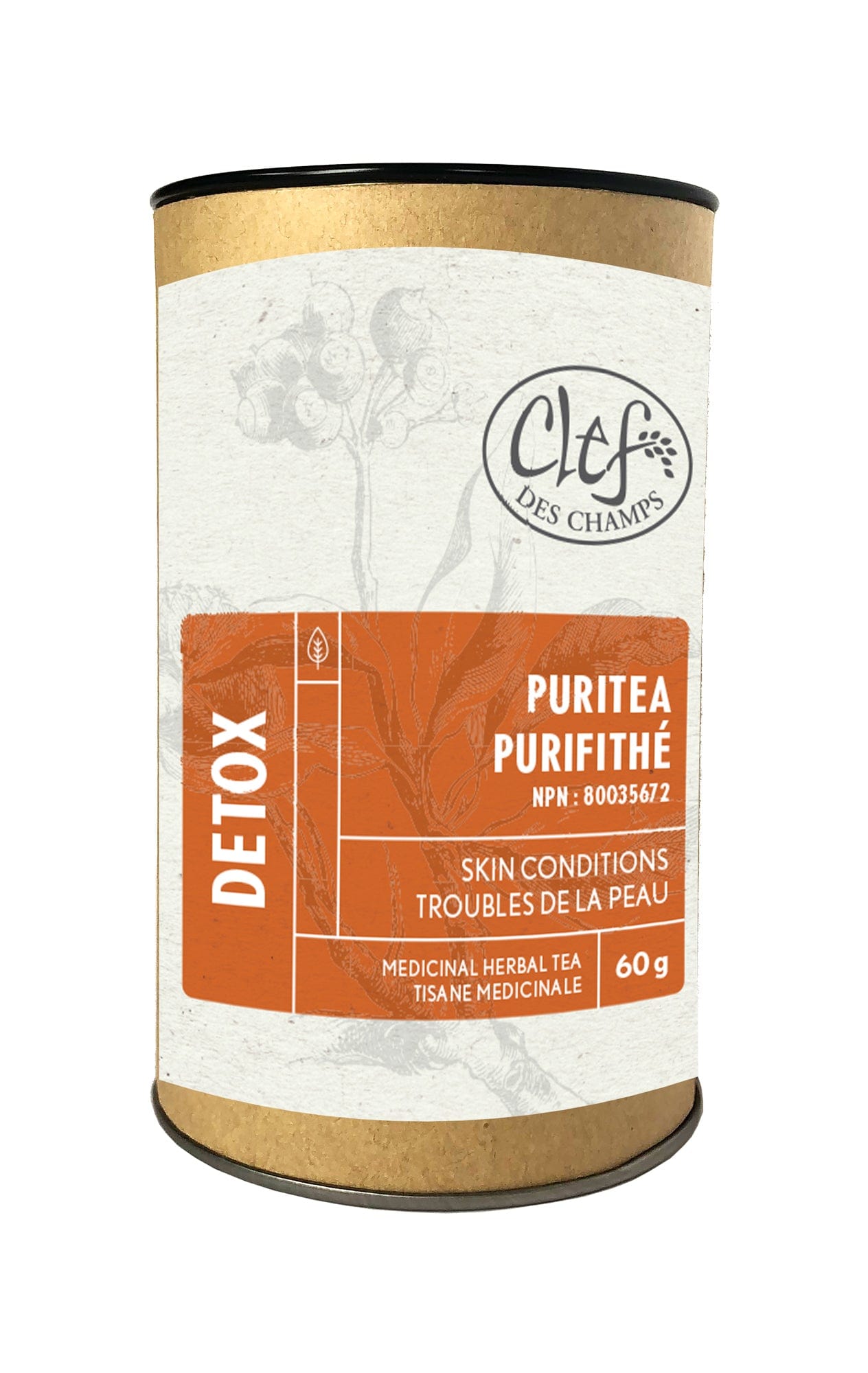 CLEF DES CHAMPS Suppléments Purifithé (troubles de la peau) 60gr