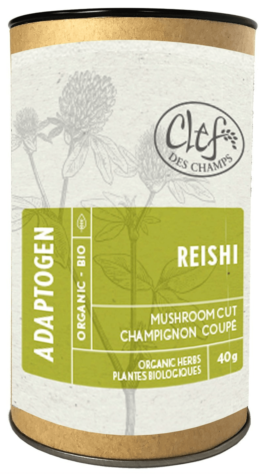 CLEF DES CHAMPS Suppléments Reishi (champignon coupé) 40g