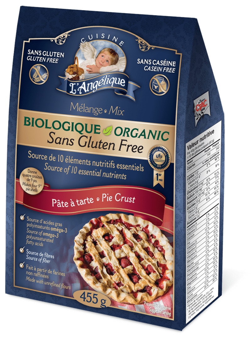 CUISINE L'ANGÉLIQUE Épicerie Pâte à tarte bio 455g