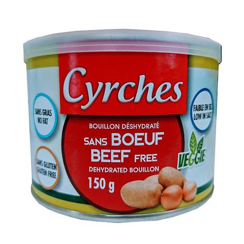 CYRCHES Épicerie Mélange de bouillon de boeuf végétalien (sans bœuf) 150g
