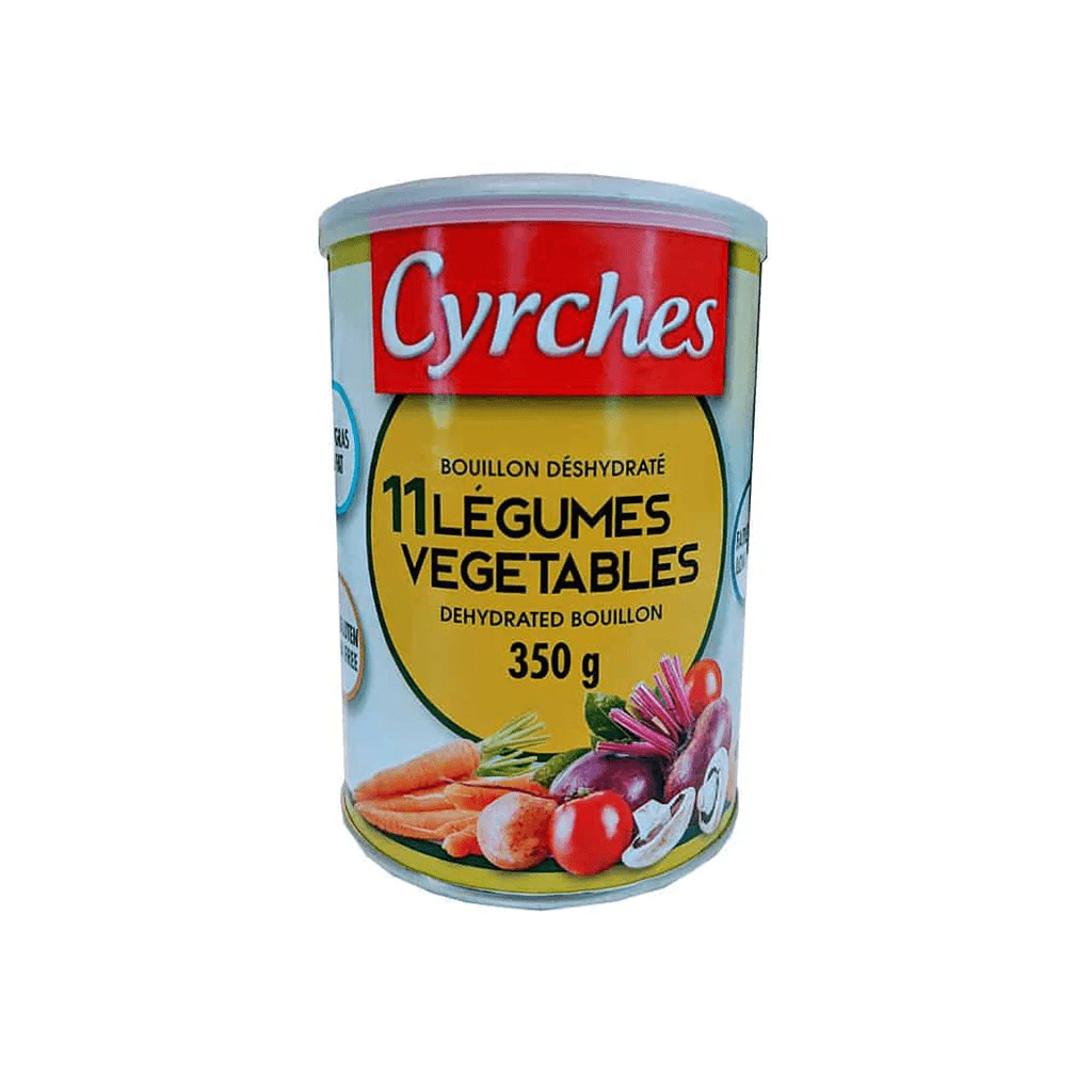 CYRCHES Épicerie Mélange de bouillon de légumes végétalien 350g