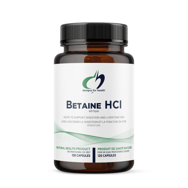 DESIGNS FOR HEALTH Suppléments Bétaine HCL 120caps
