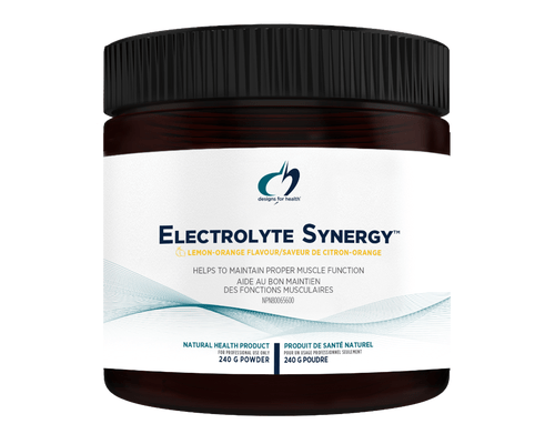 DESIGNS FOR HEALTH Suppléments Electrolyte synergy (citron-orange) 240g