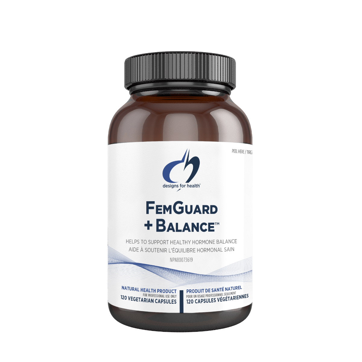DESIGNS FOR HEALTH Suppléments FemGuard + balance 120vcaps