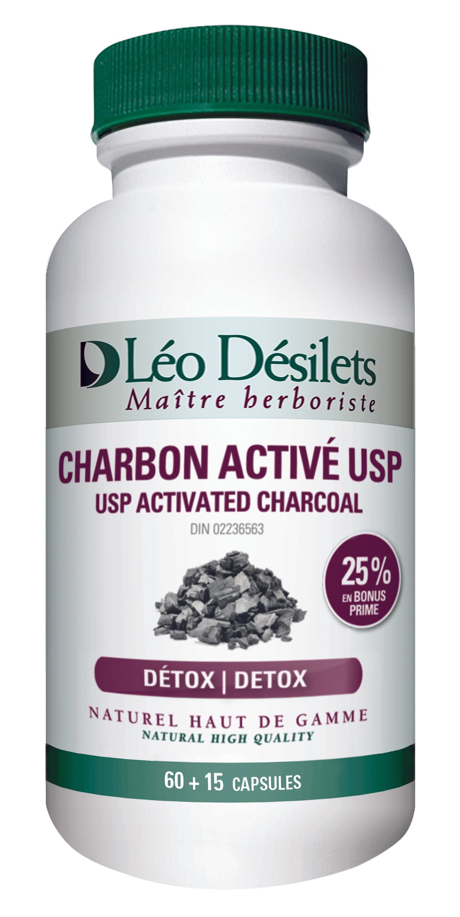 Charbon végétal : Charbon actif en capsules de Phytopharma