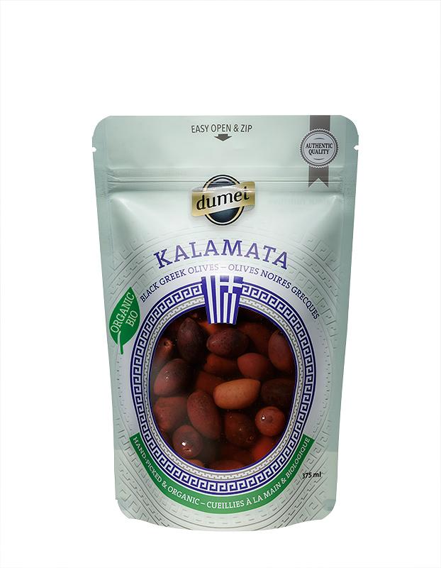 DUMET Épicerie Olives bio noires kalamata 375ml