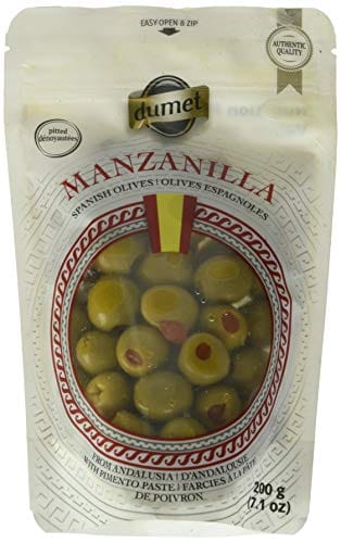 DUMET Épicerie Olives manzanilla d'Espagne 200g