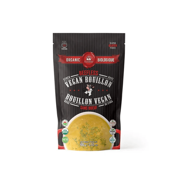 ECOIDEAS Épicerie Bouillon vegan sans bœuf saveur de bœuf bio 100g