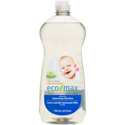 ECOMAX Épicerie Savon à vaisselle naturel pour bébés 740ml