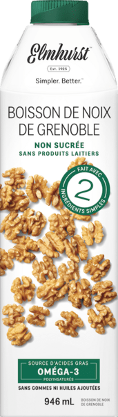 ELMHURST Épicerie Boisson de noix de grenoble non-sucré 946ml