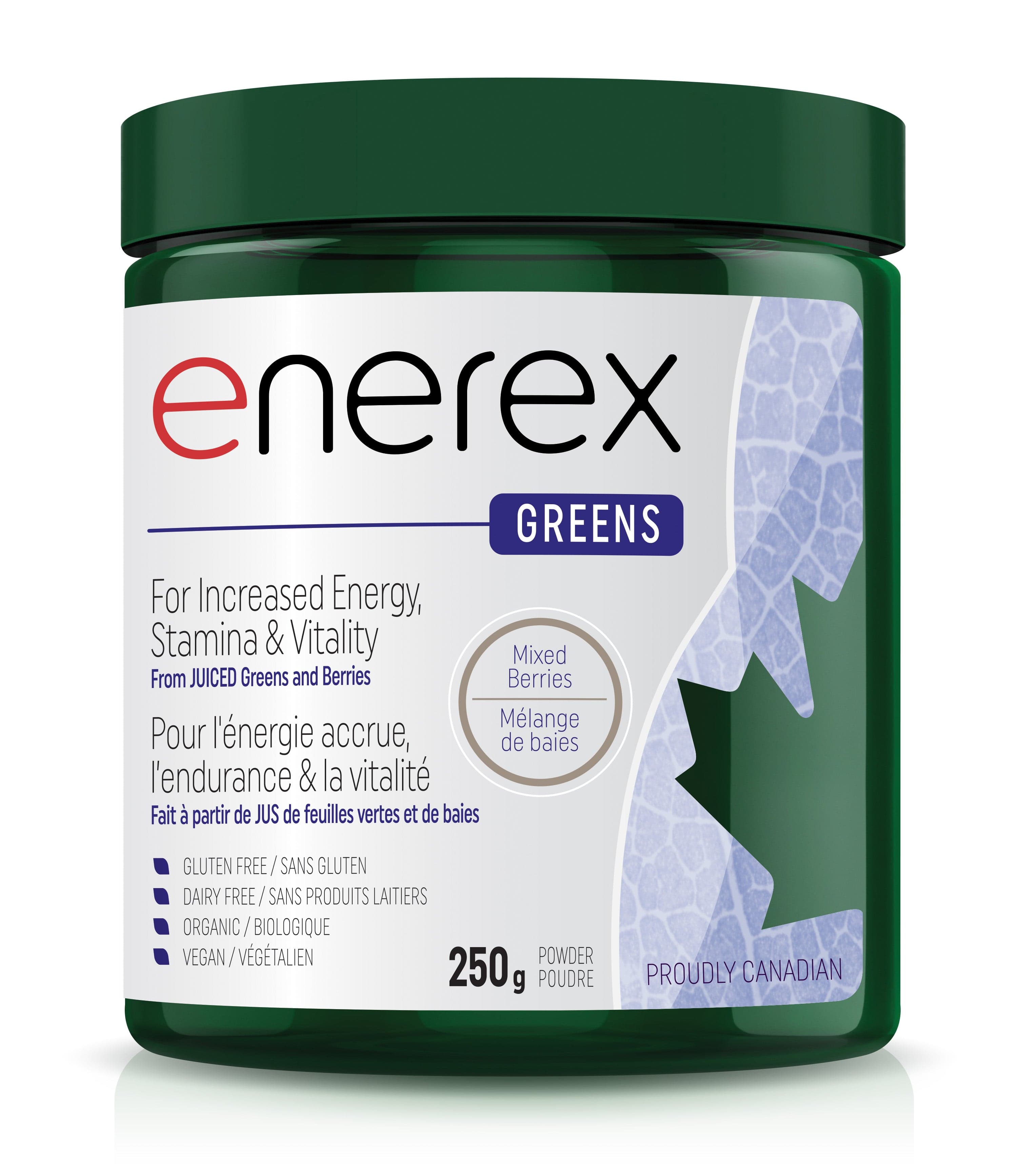 ENEREX Suppléments Greens baies mélangées 250g
