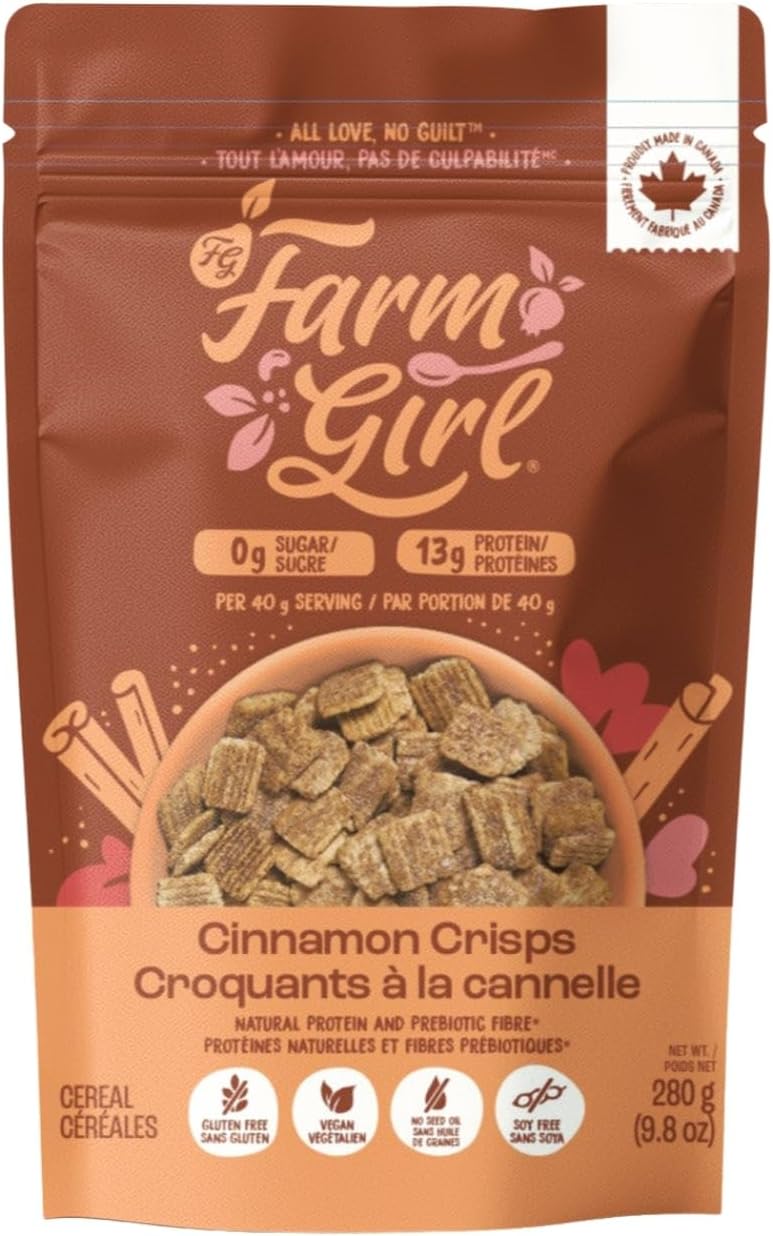 FARM GIRL Épicerie Céréales croquant à la cannelle 280g