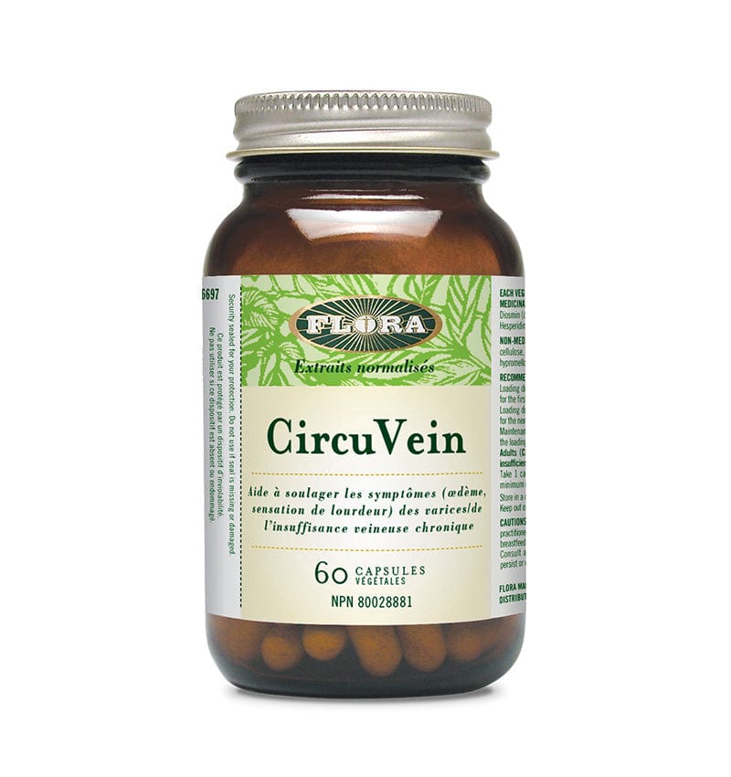 FLORA Suppléments CircuVein 500mg (varices) 60caps