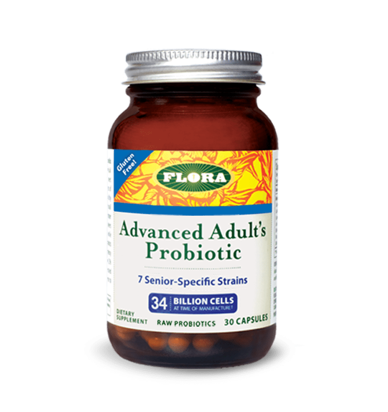 FLORA Suppléments Super probiotiques adultes plus 30caps