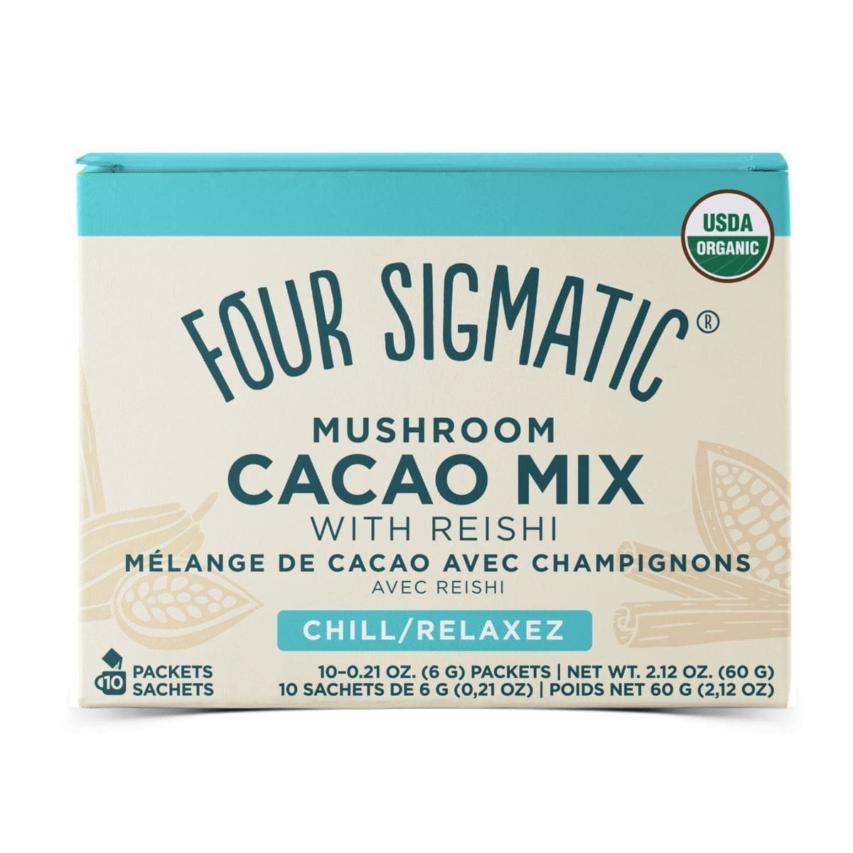 FOUR SIGMATIC Épicerie Mélange de cacao avec champignons bio 60g