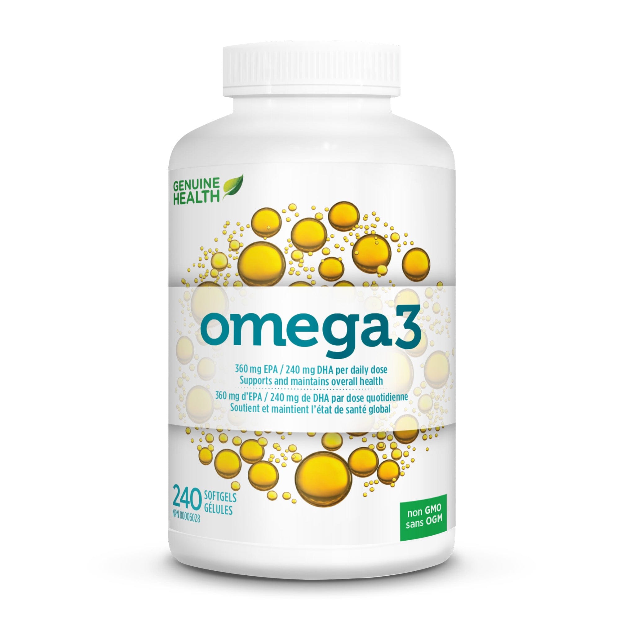 GENUINE HEALTH Suppléments O3mega 240gel