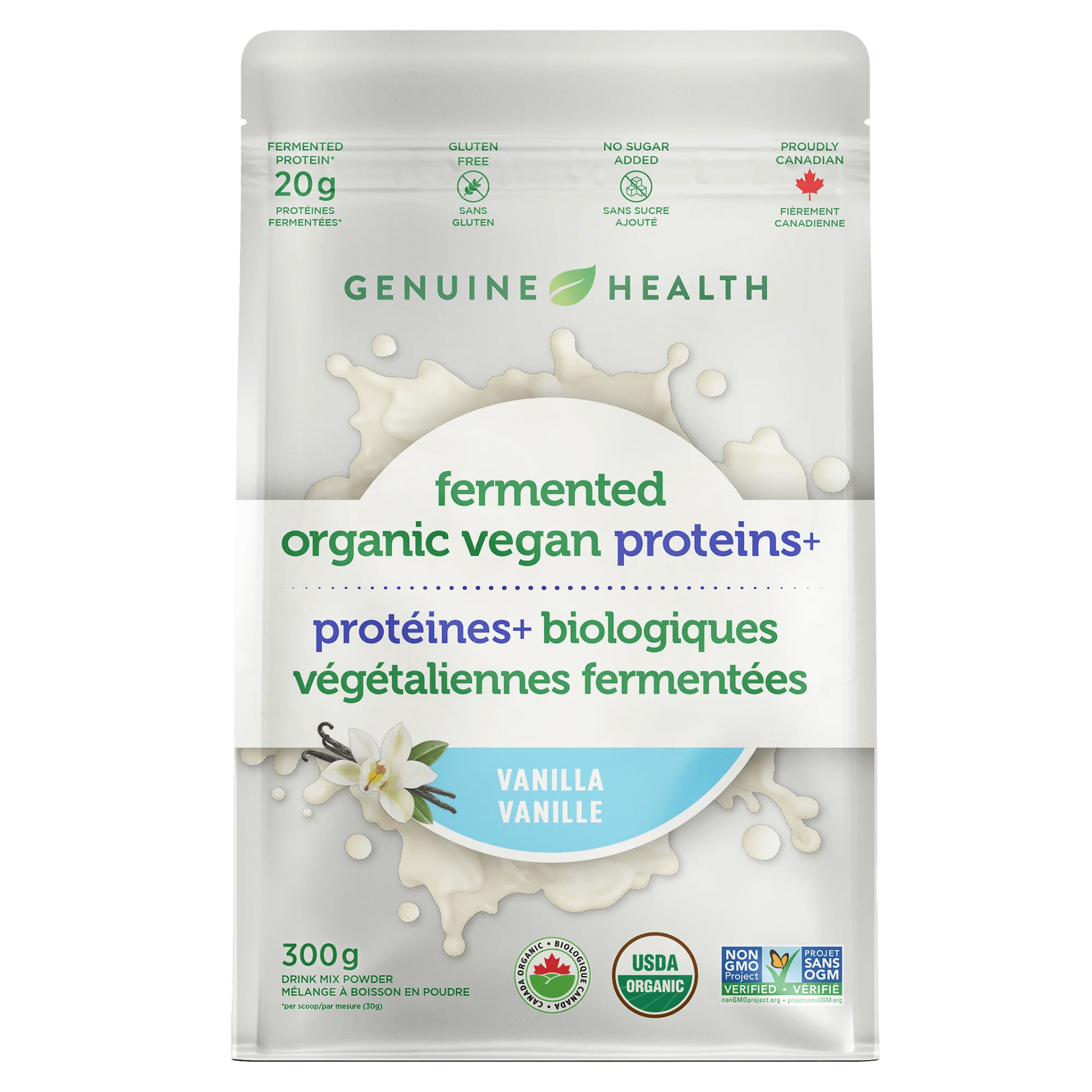 GENUINE HEALTH Suppléments Protéines + (vanile) 300g