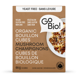 GO BIO Épicerie Bouillon aux champignons sans gluten bio 66g