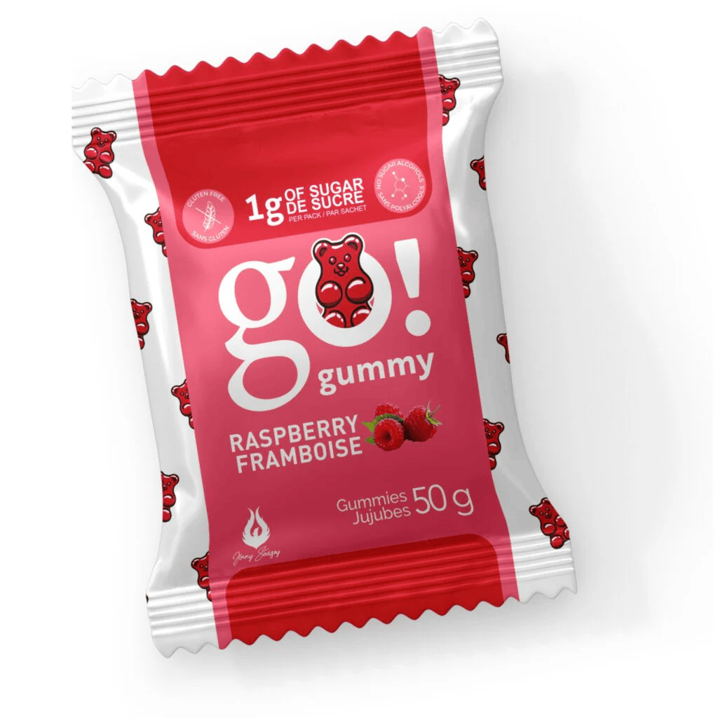 GO GUMMY Épicerie Jujubes framboises 50g