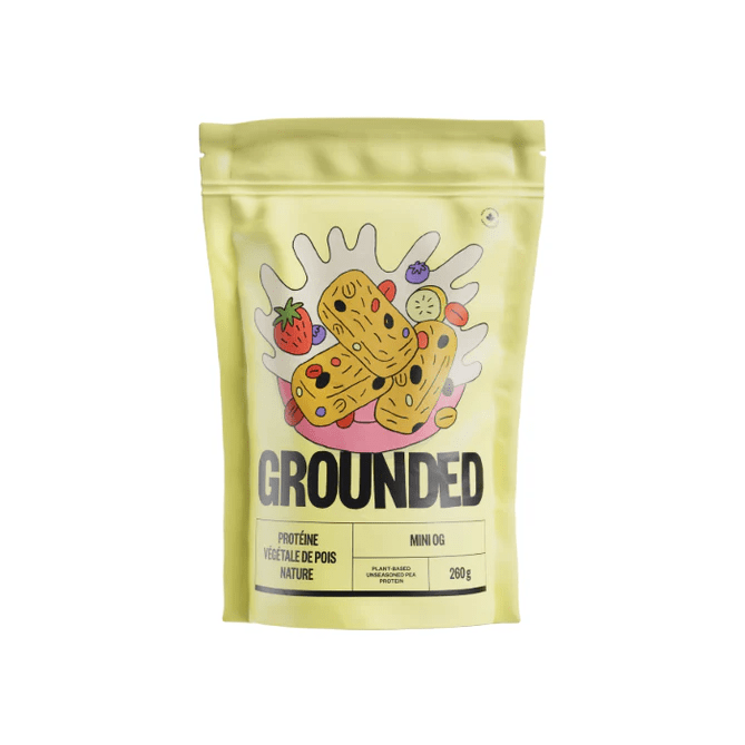 GROUNDED Épicerie Protéine végétale de pois nature texture mini 260g